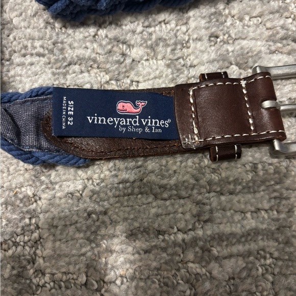Vineyard Vines Blue Braided Belt | Size: 32 - Picture 4 of 6